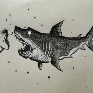 The Hungering Deep (Shark Piece)